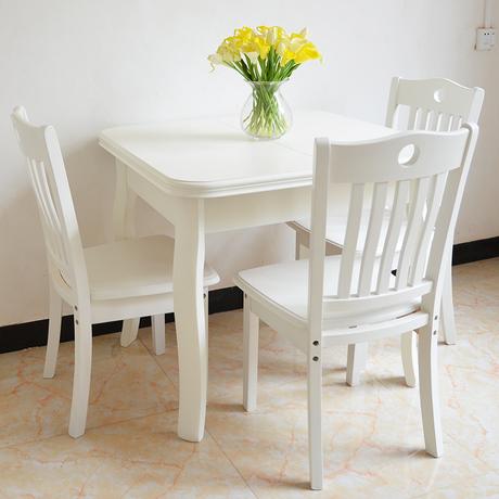 南康白色餐桌（南康餐桌椅白胚厂家）-图2