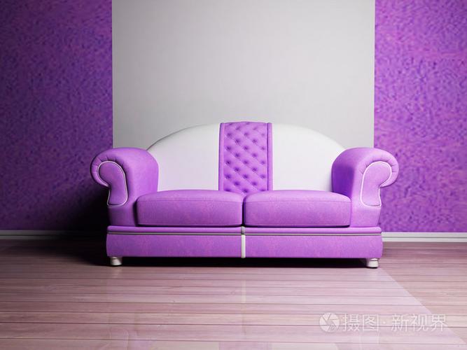 紫色白色家居（紫色白色家居效果图）-图2