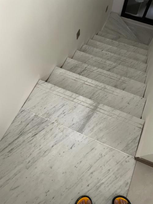 白色石材梯步（白色石材楼梯）-图2
